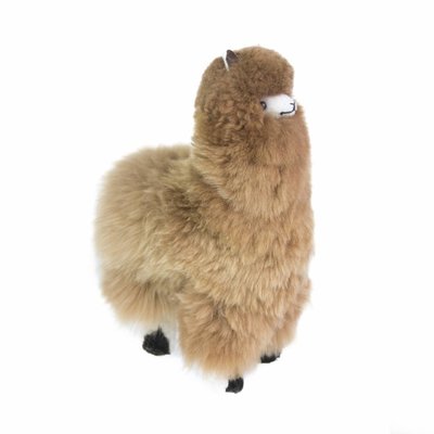 Inkari - Alpaca zachte knuffel Bruin Large