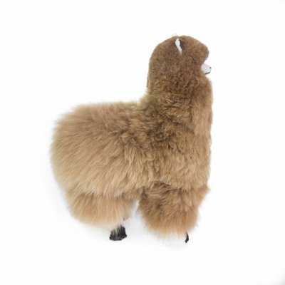 Inkari - Alpaca zachte knuffel Bruin Large