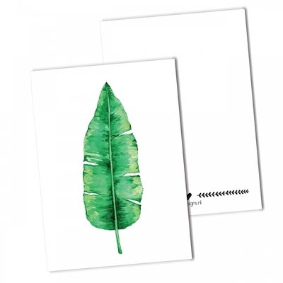 BDdesigns - Karte Bananenblatt