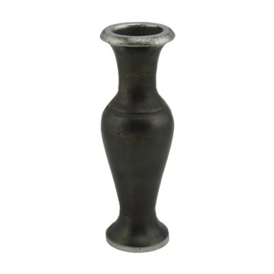 PTMD - Aluminium two tone vase belly S black