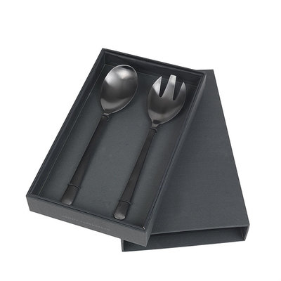 Broste Copenhagen - Hune Black Salad serving set