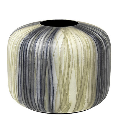Broste Copenhagen - Vase Dea Low Metall Rock Ridge