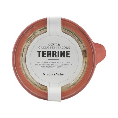 Nicolas Vahé - Terrine with quail & green peppercorn