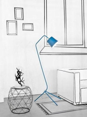 It's About RoMi - Stehlamp Barcelona Blau