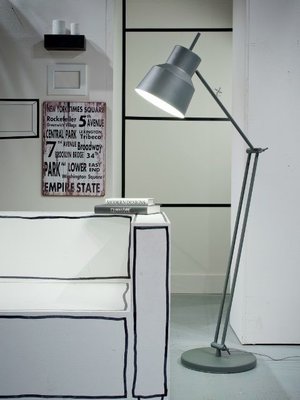 It's About RoMi - Stehlamp Belfast Graugrün