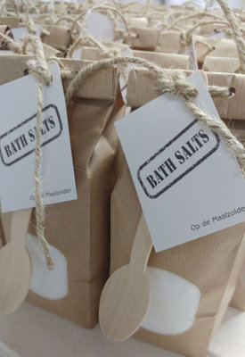 (Op) de Maalzolder - Paperbag Badesalz weiß