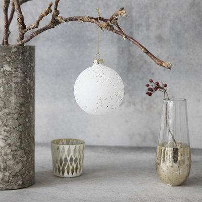House Doctor - Christbaumkugel Gold sprinkle