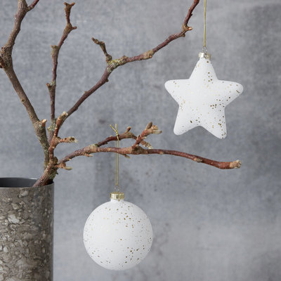House Doctor - Christbaumkugel Gold sprinkle