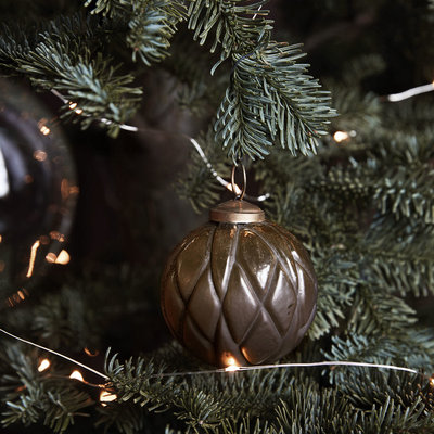 House Doctor - Christbaumkugel Art deco s/2