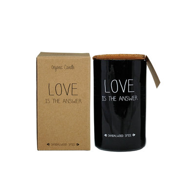My flame - Sojakerze Love is the answer Sandelwood spice