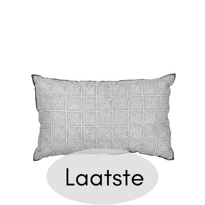 Broste Copenhagen - Kissen Stitch Flint stone blue