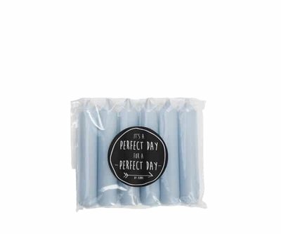 Rustik Lys - Geschenk Kerze Hellblau