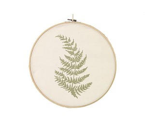 Countryfield - Wanddeco Stickerei ring Farn