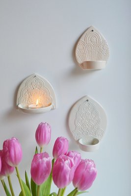 Kesemy design - Wandkerzenständer Lighten up Peach S