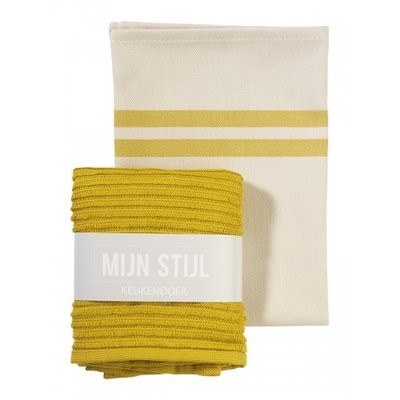 Mijn Stijl - Geschirrtuch Biskuit & ocker