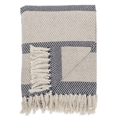 Bloomingville - Plaid Blau Streifen