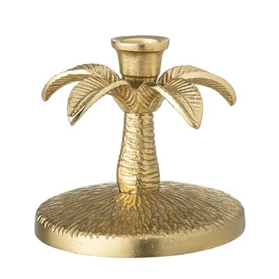 Bloomingville - Kerzenhalter Palme Gold
