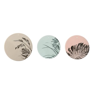 Bloomingville - Deko Teller Sooji grau