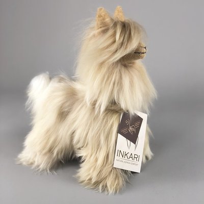 Inkari - Alpaca Stofftier Suri Gold Small