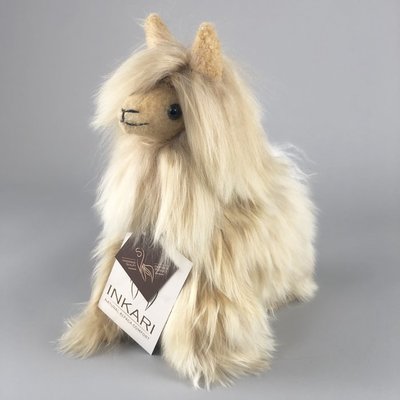 Inkari - Alpaca Stofftier Suri Gold Small