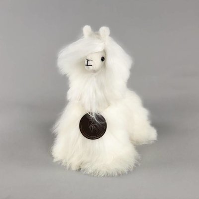 Inkari - Alpaca Stofftier Suri Elfenbein Small