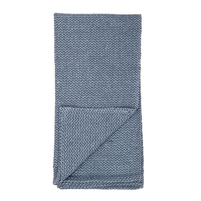 Bloomingville - Plaid Blau 100x80