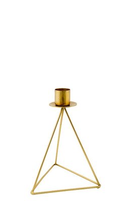 MrsBloom - Kerzenständer Christian Antik gold
