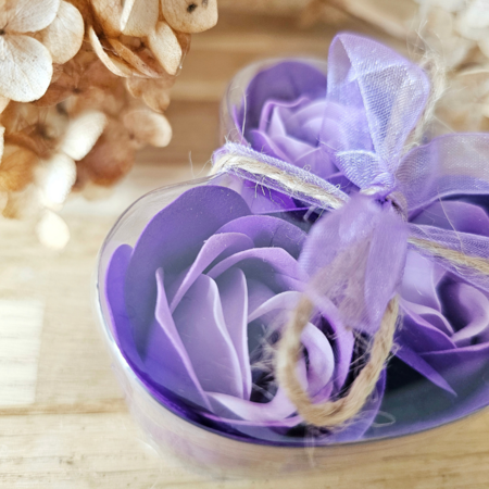 DistelRoos - Seifenblumen Lavender, 3er Set