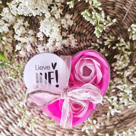 DistelRoos - Seifenblumen Cotton candy, 3er Set - Lieve juf